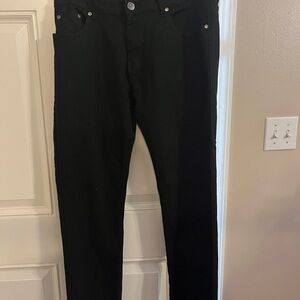 Aeropostale Men's Dark Black Skinny Jeans